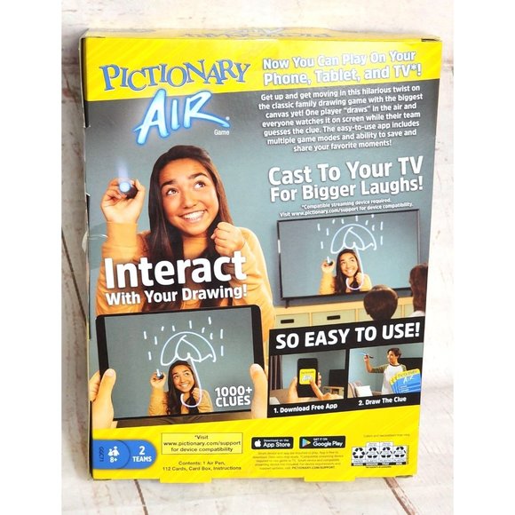 Pictionary Air Toy Of The Year 2020 Air Pen 2 Team Family Game - Picture 11 of 16